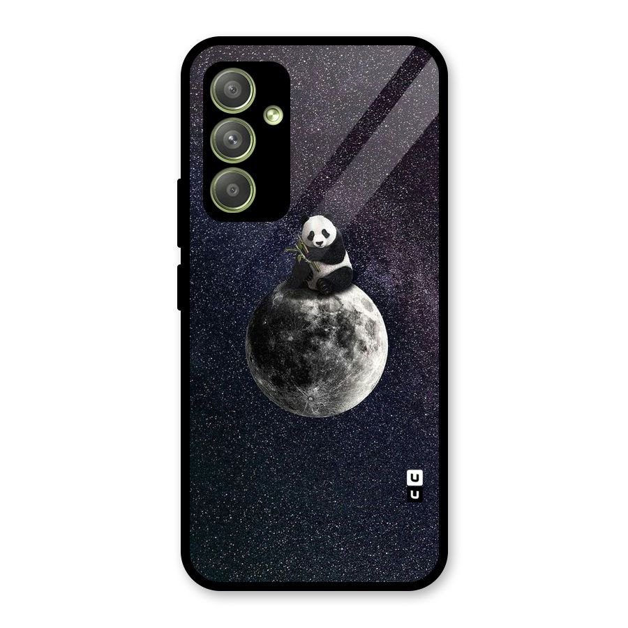 Panda Space Glass Back Case for Galaxy A54