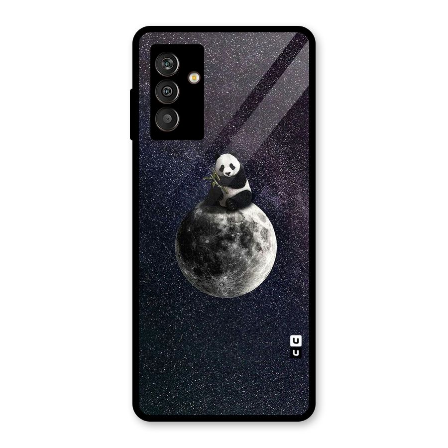 Panda Space Glass Back Case for Galaxy M13