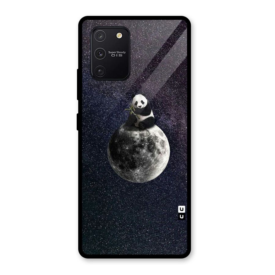 Panda Space Glass Back Case for Galaxy S10 Lite