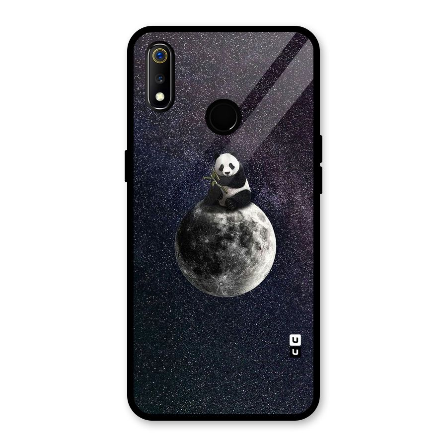 Panda Space Glass Back Case for Realme 3i