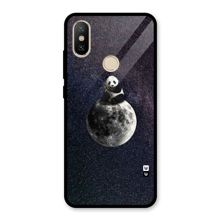 Panda Space Glass Back Case for Redmi A2