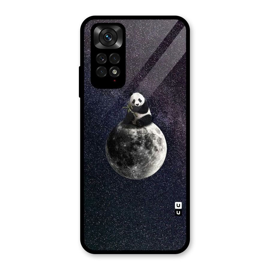 Panda Space Glass Back Case for Redmi Note 11S