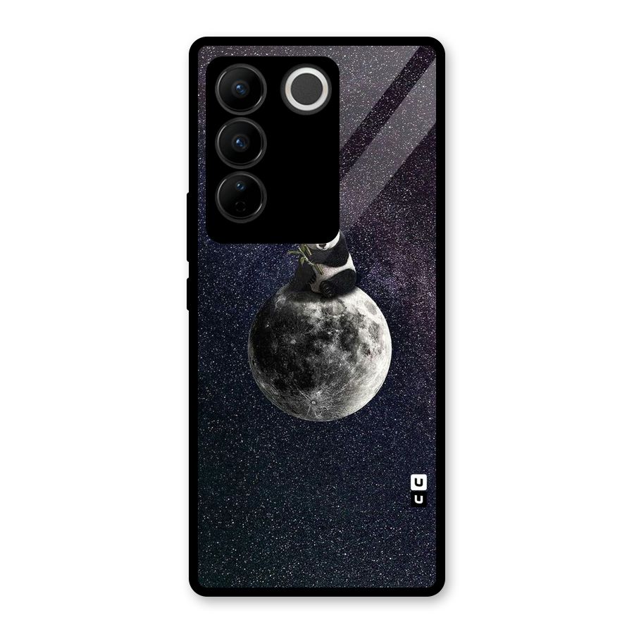 Panda Space Glass Back Case for Vivo V27