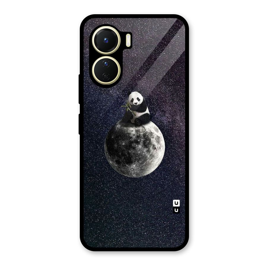 Panda Space Glass Back Case for Vivo Y16