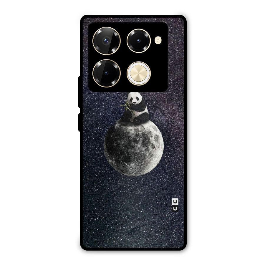 Panda Space Metal Back Case for Infinix Note 40 Pro Plus