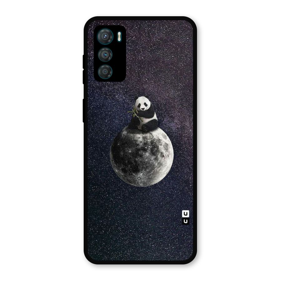 Panda Space Metal Back Case for Moto G42