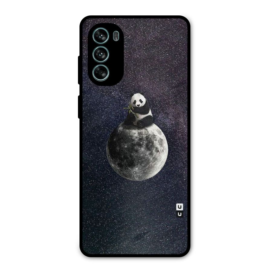 Panda Space Metal Back Case for Moto G62