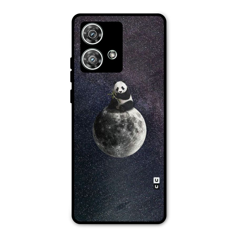 Panda Space Metal Back Case for Motorola Edge 40 Neo