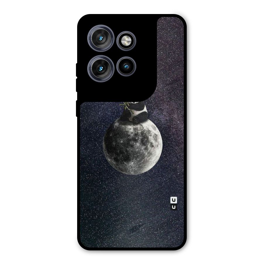 Panda Space Metal Back Case for Motorola Edge 50 Neo