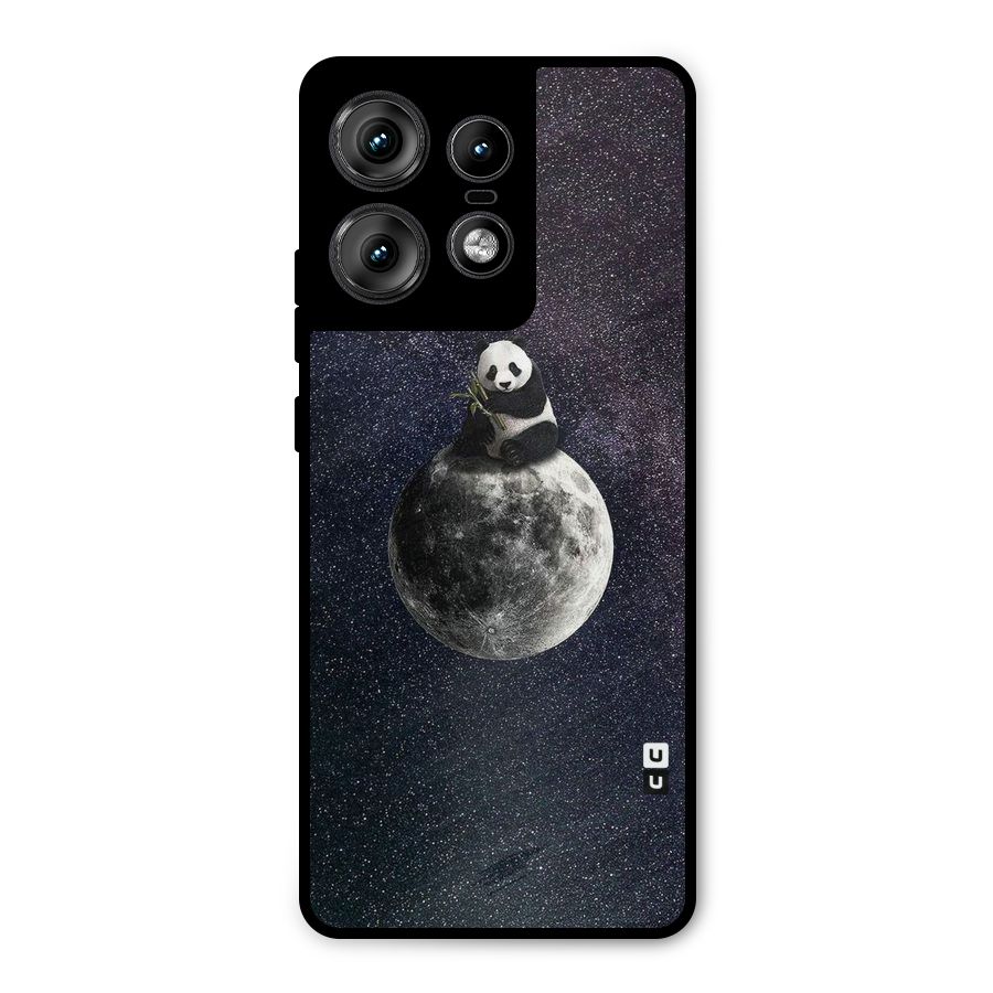 Panda Space Metal Back Case for Motorola Edge 50 Pro