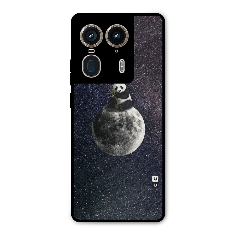 Panda Space Metal Back Case for Motorola Edge 50 Ultra
