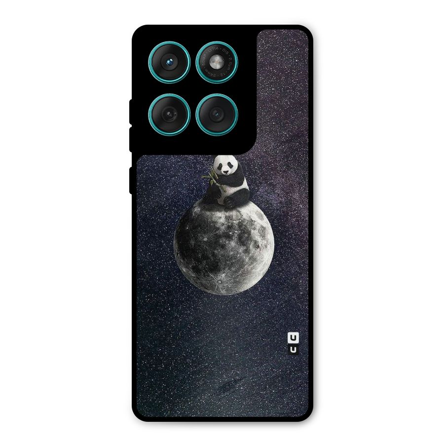 Panda Space Metal Back Case for Motorola Edge 60