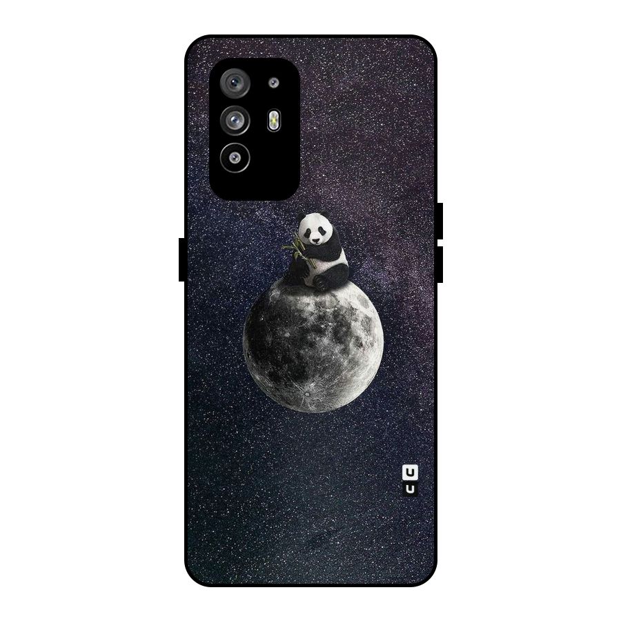 Panda Space Metal Back Case for Oppo F19 Pro Plus 5G