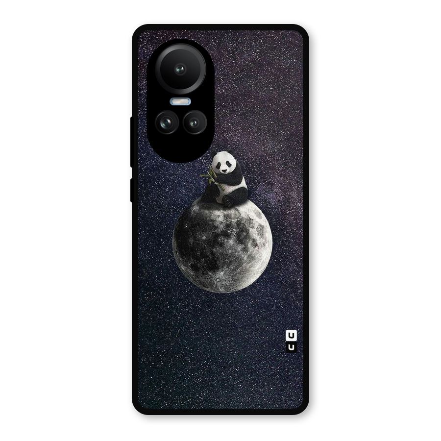 Panda Space Metal Back Case for Oppo Reno10