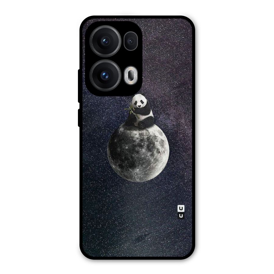 Panda Space Metal Back Case for Oppo Reno13 Pro