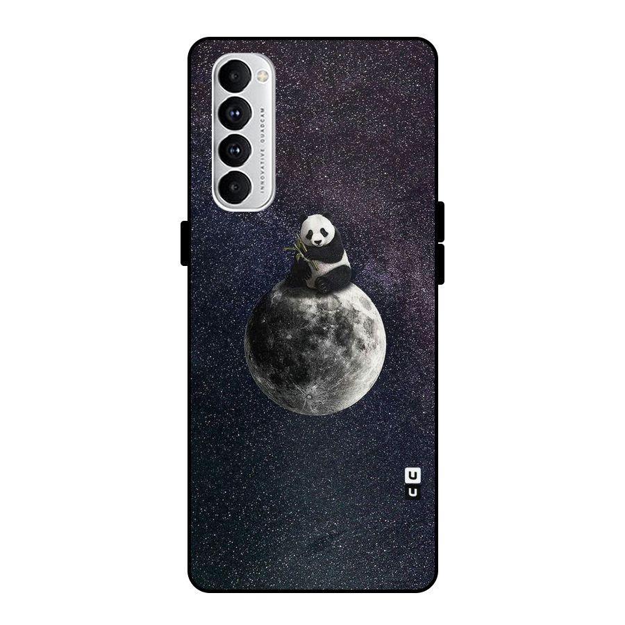 Panda Space Metal Back Case for Oppo Reno4 Pro