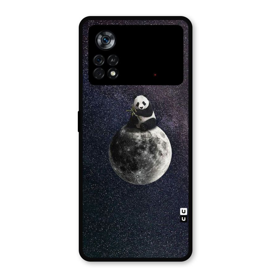 Panda Space Metal Back Case for Poco X4 Pro 5G