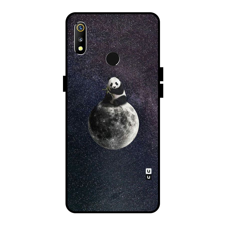 Panda Space Metal Back Case for Realme 3i