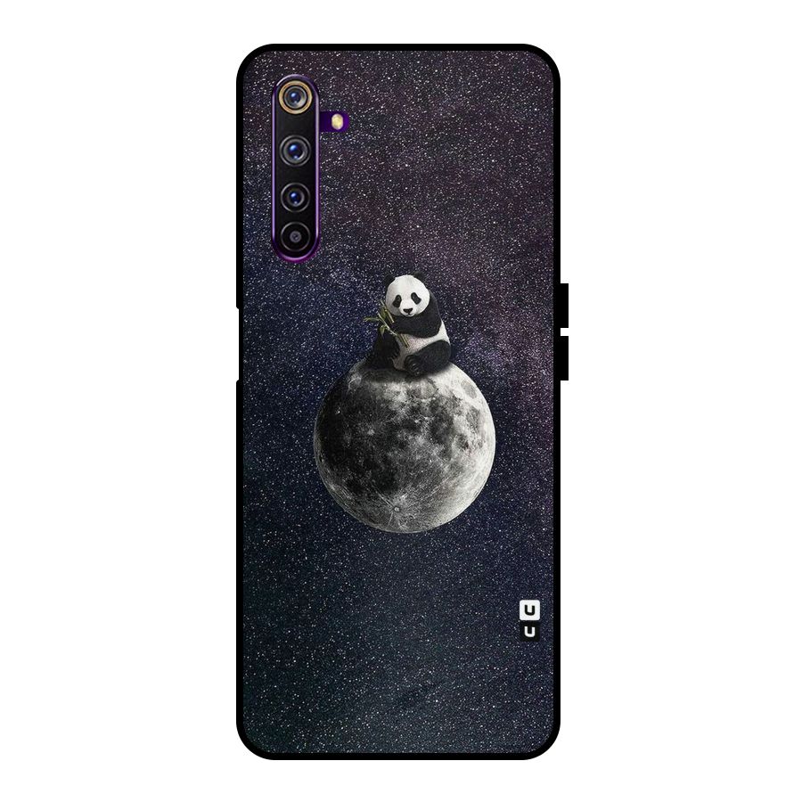 Panda Space Metal Back Case for Realme 6 Pro