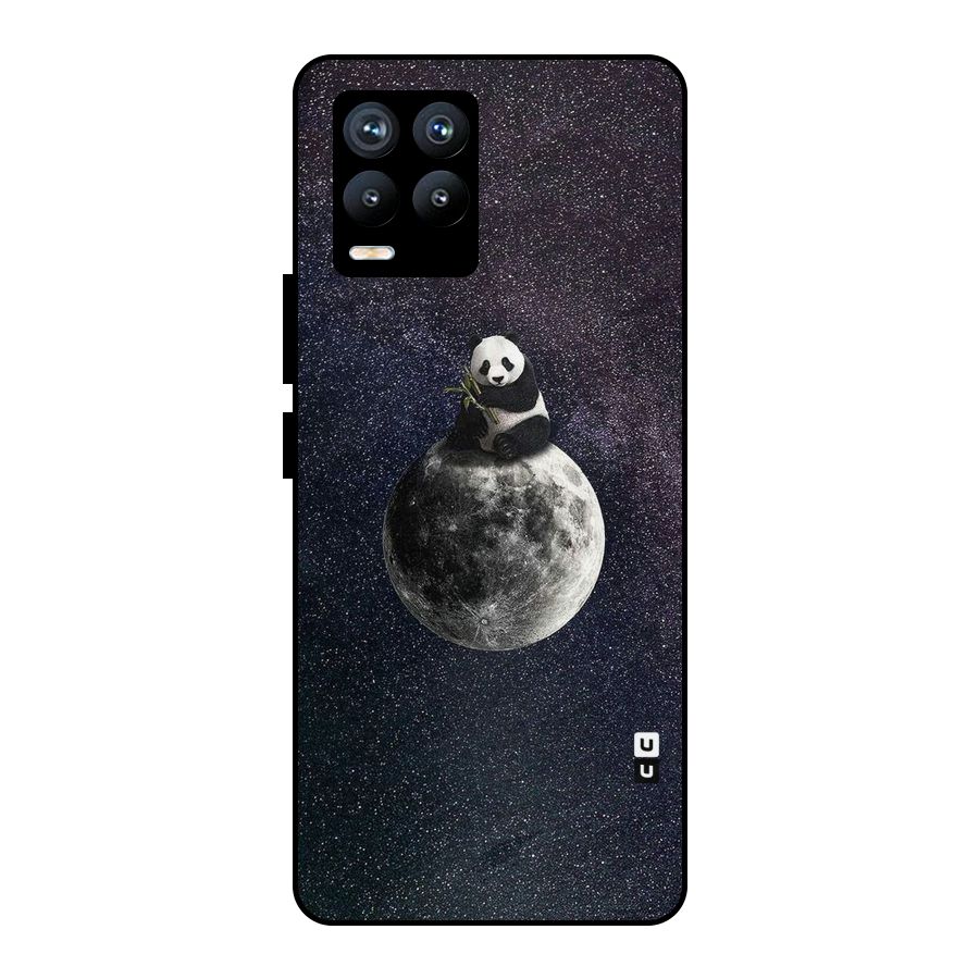 Panda Space Metal Back Case for Realme 8 Pro