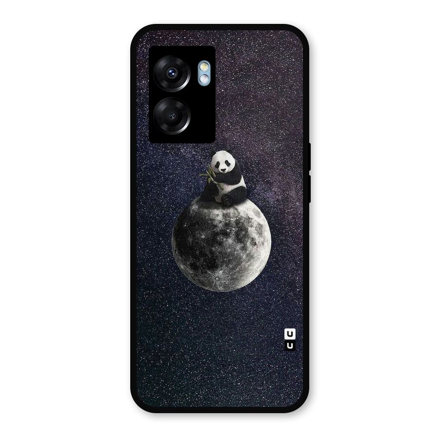 Panda Space Metal Back Case for Realme Narzo 50 5G