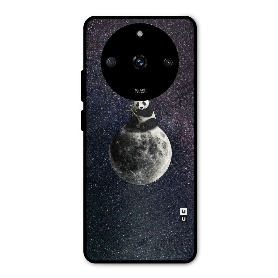 Panda Space Metal Back Case for Realme Narzo 60 5G
