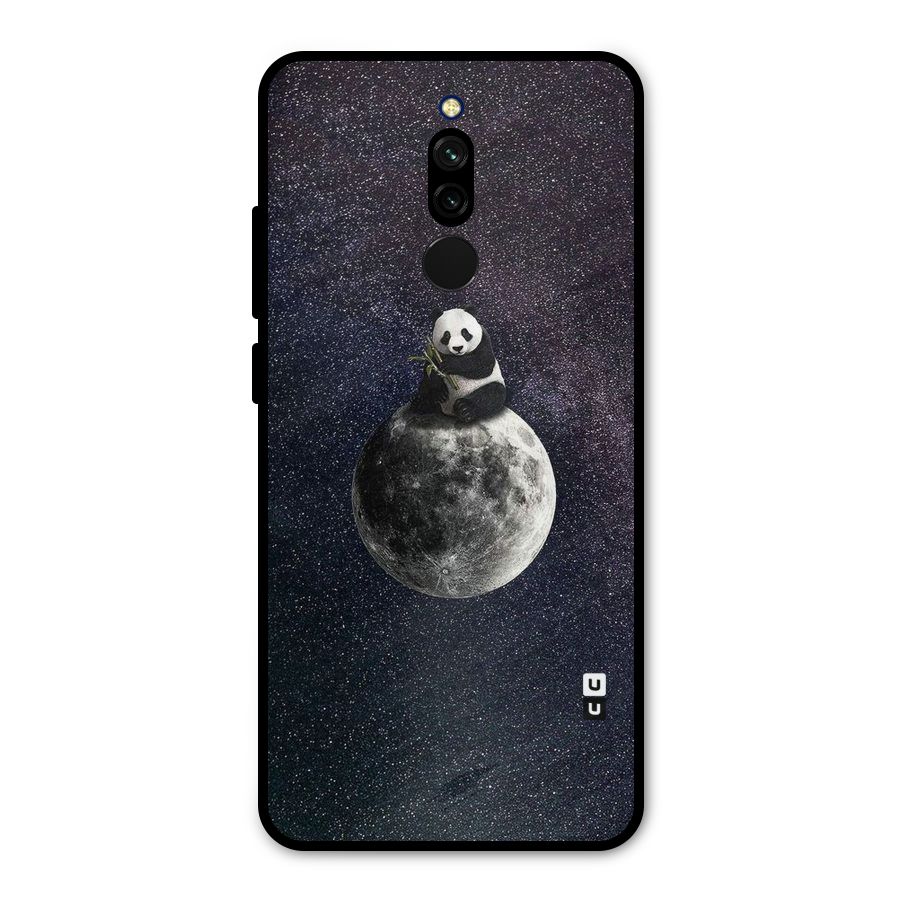 Panda Space Metal Back Case for Redmi 8