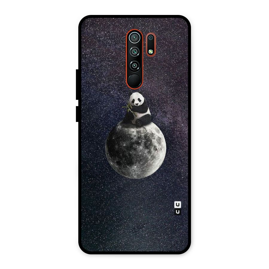 Panda Space Metal Back Case for Redmi 9 Prime
