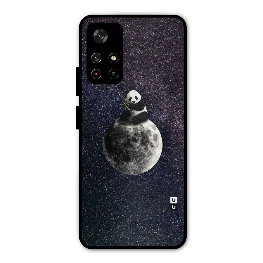 Panda Space Metal Back Case for Redmi Note 11T 5G