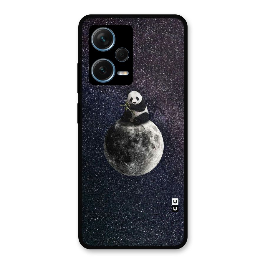 Panda Space Metal Back Case for Redmi Note 12 Pro Plus 5G