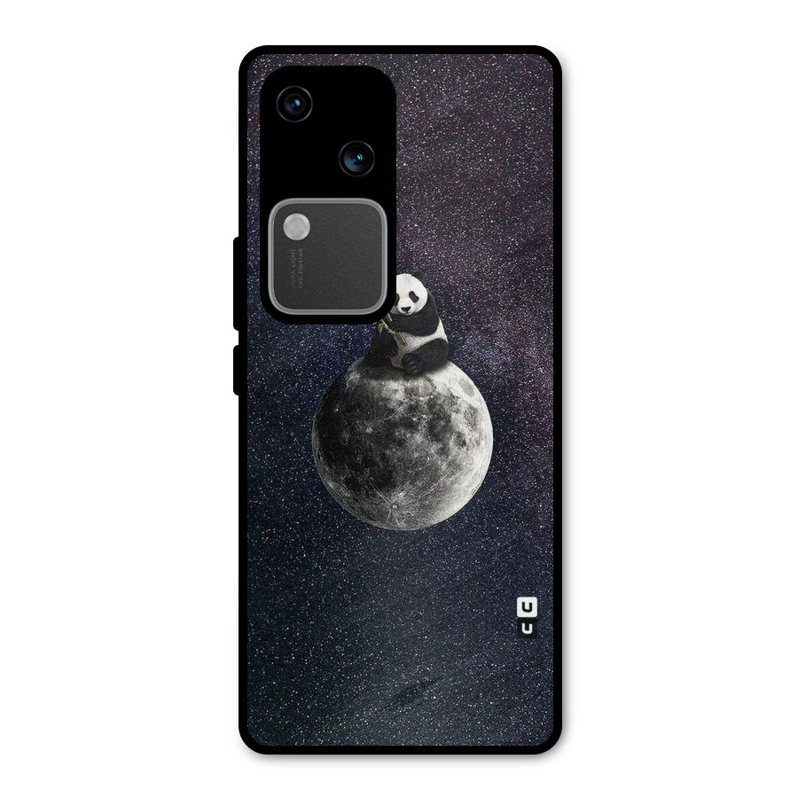 Panda Space Metal Back Case for Vivo V30 Pro