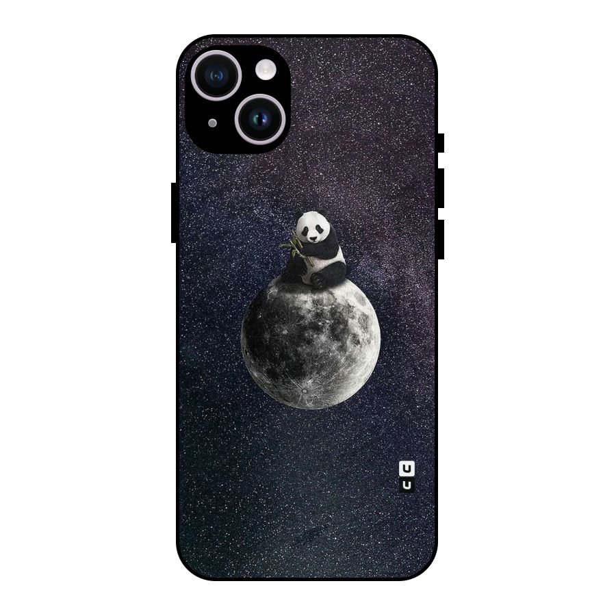 Panda Space Metal Back Case for iPhone 14 Plus
