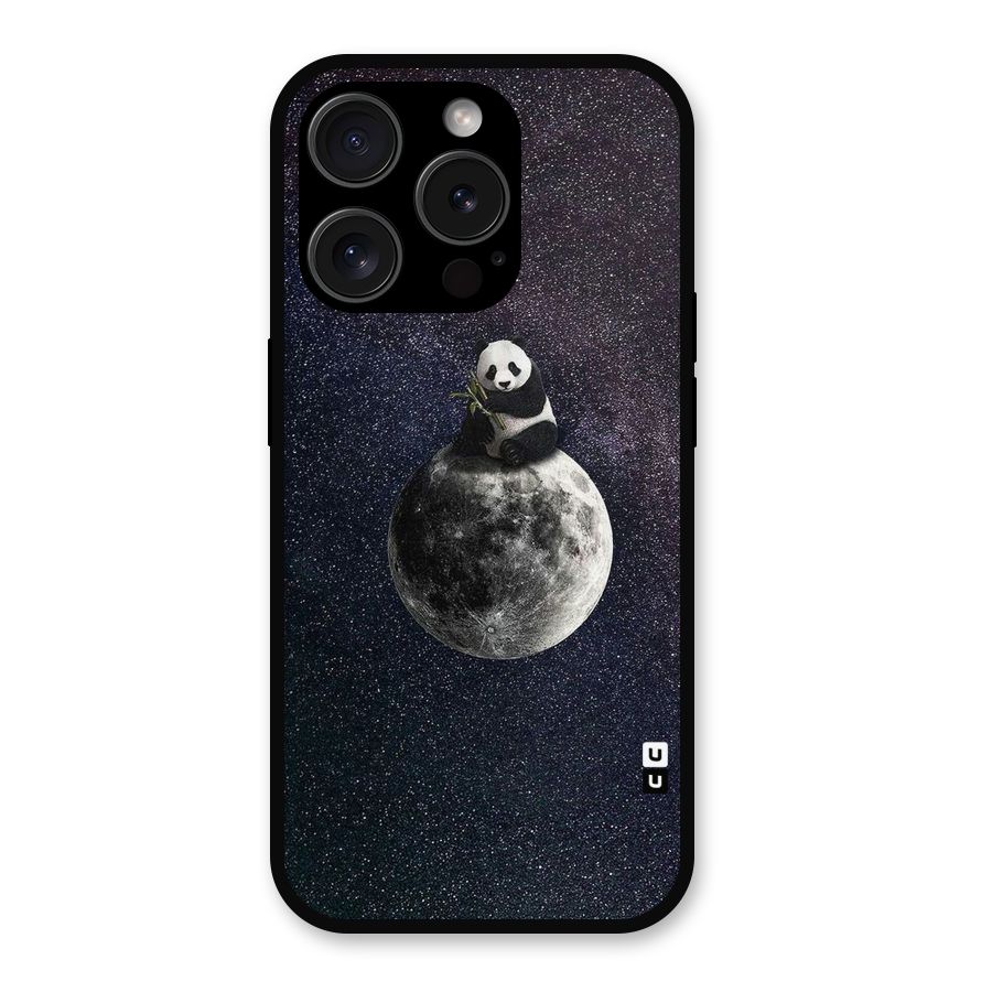 Panda Space Metal Back Case for iPhone 15 Pro
