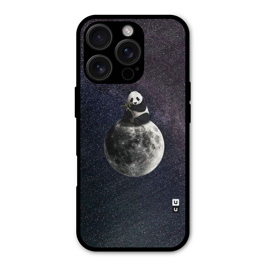 Panda Space Metal Back Case for iPhone 16 Pro