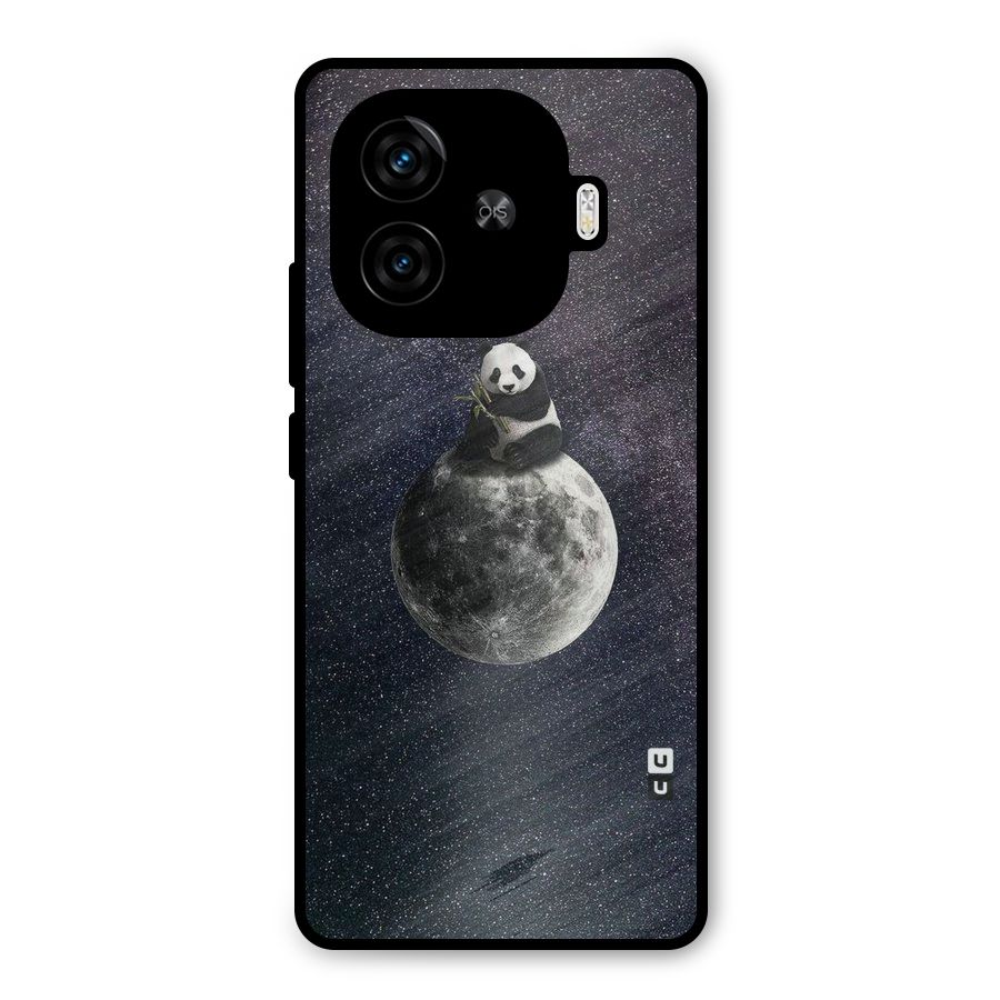 Panda Space Metal Back Case for iQOO Z9 Turbo