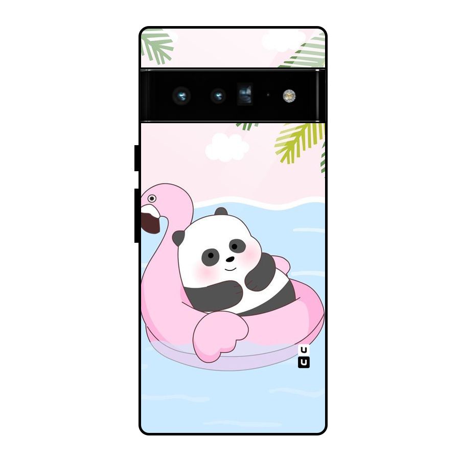 Panda Swim Glass Back Case for Google Pixel 6 Pro