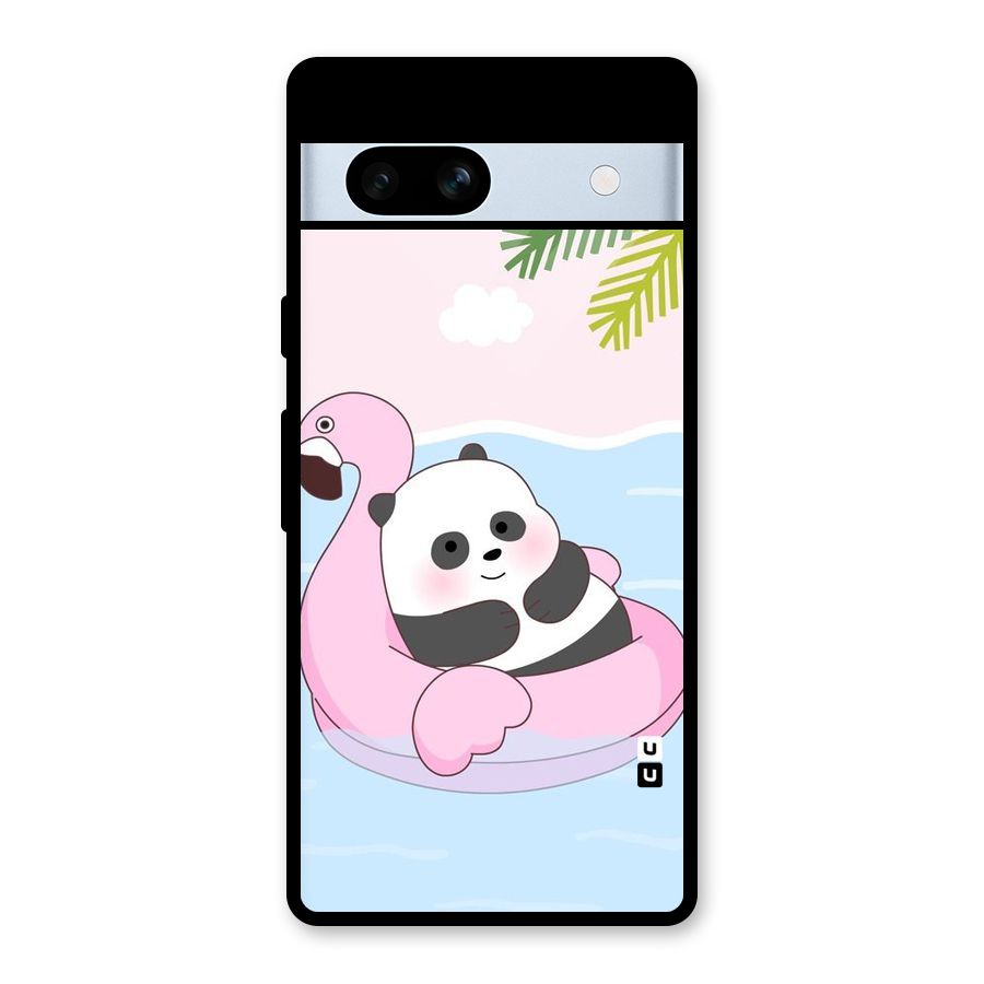 Panda Swim Glass Back Case for Google Pixel 7a