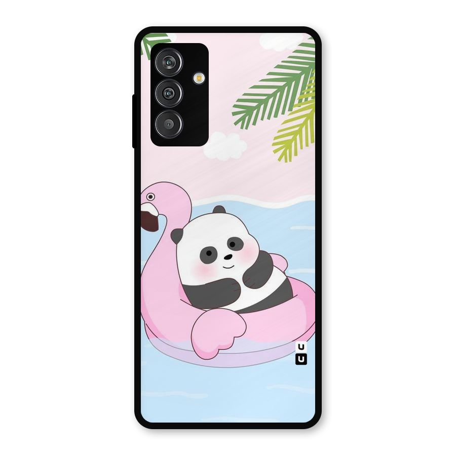 Panda Swim Metal Back Case for Galaxy F13