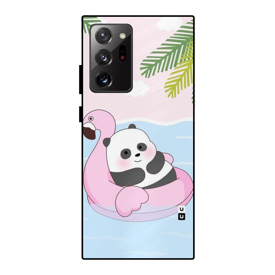 Panda Swim Metal Back Case for Galaxy Note 20 Ultra