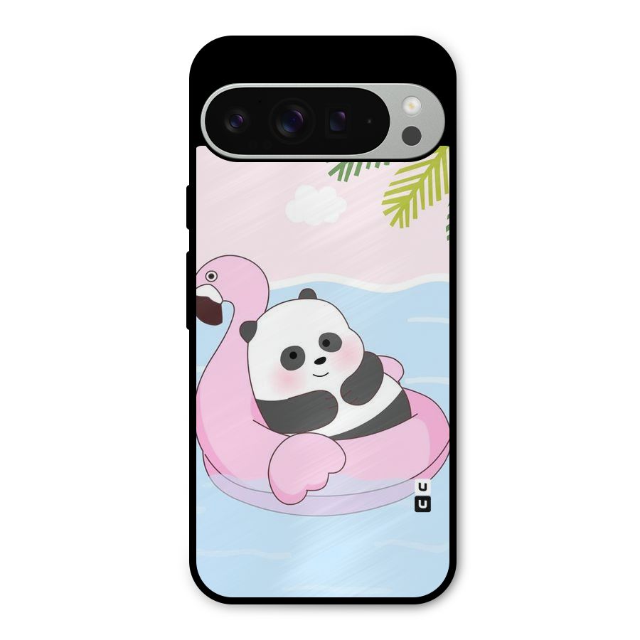 Panda Swim Metal Back Case for Google Pixel 9 Pro XL