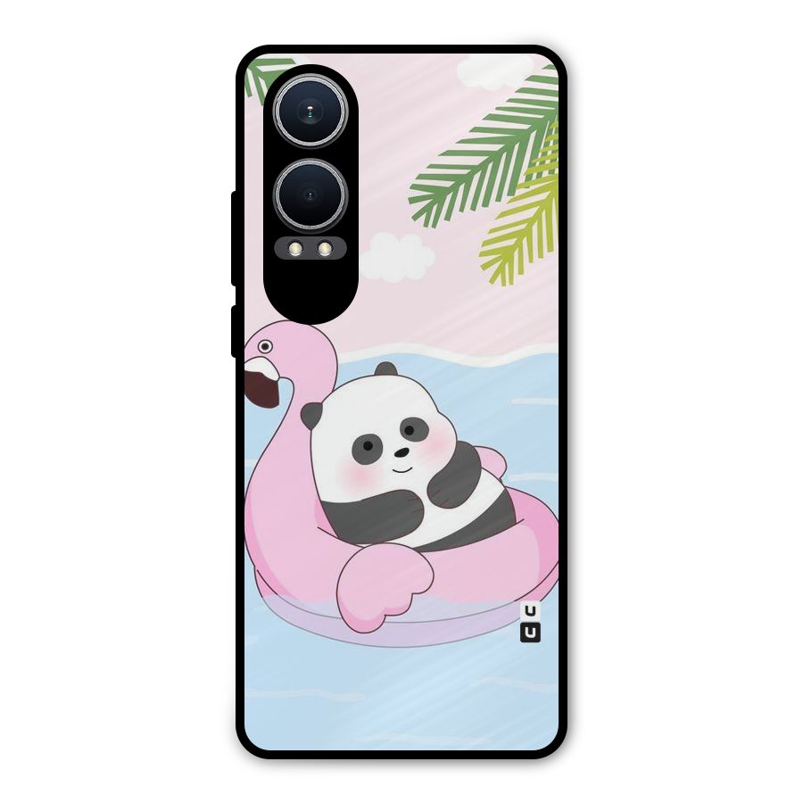 Panda Swim Metal Back Case for OnePlus Nord CE4 Lite