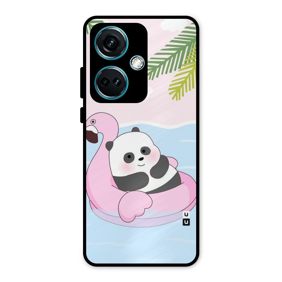 Panda Swim Metal Back Case for OnePlus Nord CE 3 5G