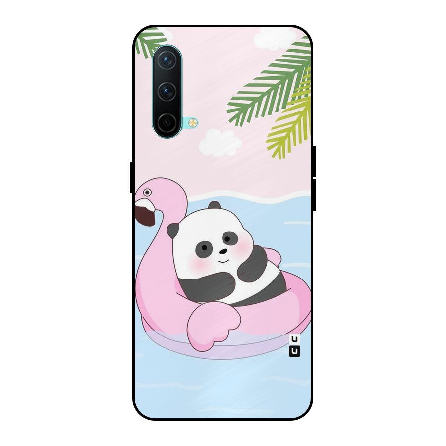 Panda Swim Metal Back Case for OnePlus Nord CE 5G