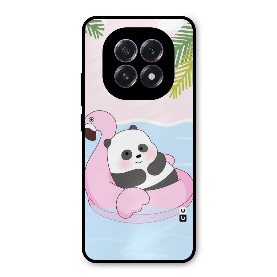 Panda Swim Metal Back Case for Oppo F29