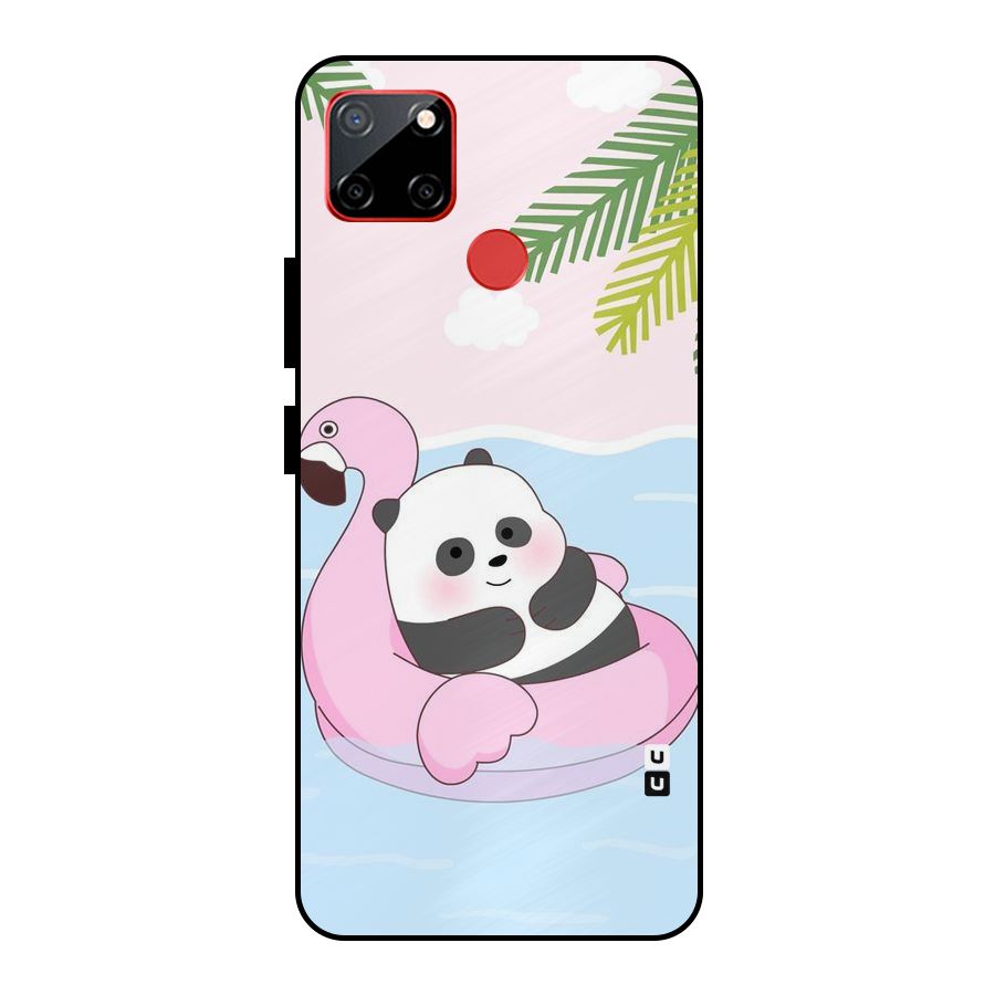 Panda Swim Metal Back Case for Realme C12