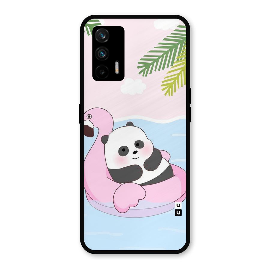 Panda Swim Metal Back Case for Realme GT 5G