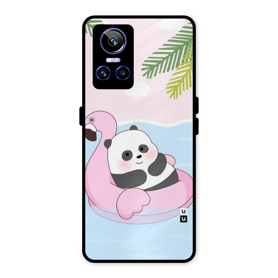 Panda Swim Metal Back Case for Realme GT Neo 3