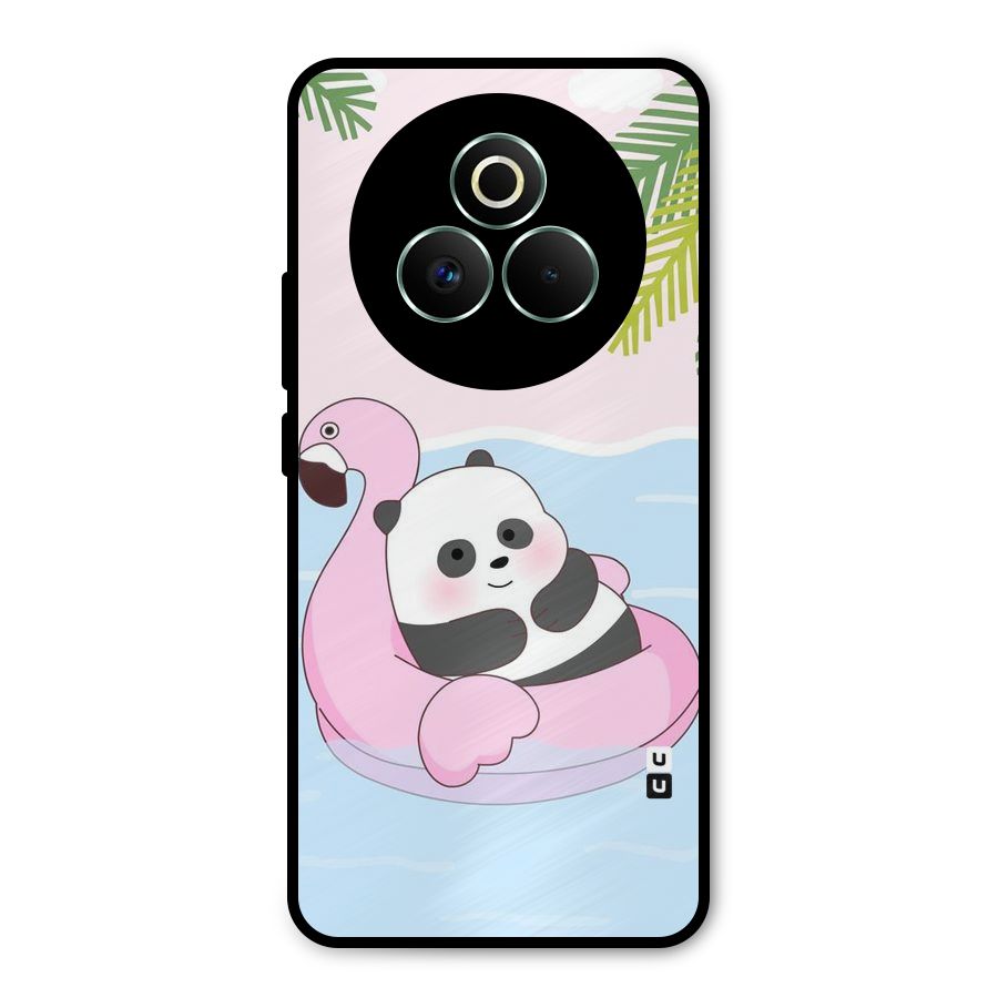 Panda Swim Metal Back Case for Realme P3 Pro