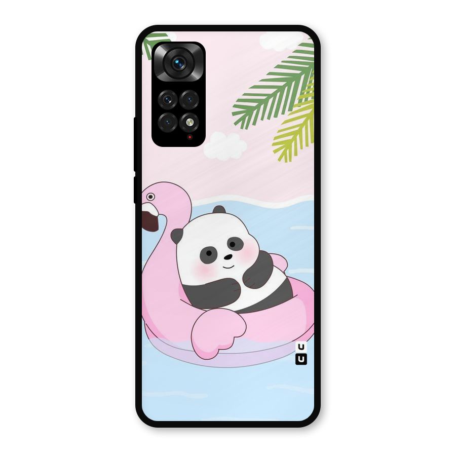 Panda Swim Metal Back Case for Redmi Note 11s
