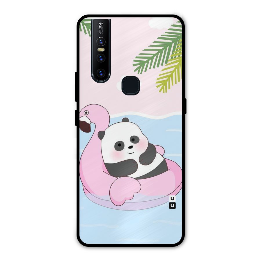 Panda Swim Metal Back Case for Vivo V15